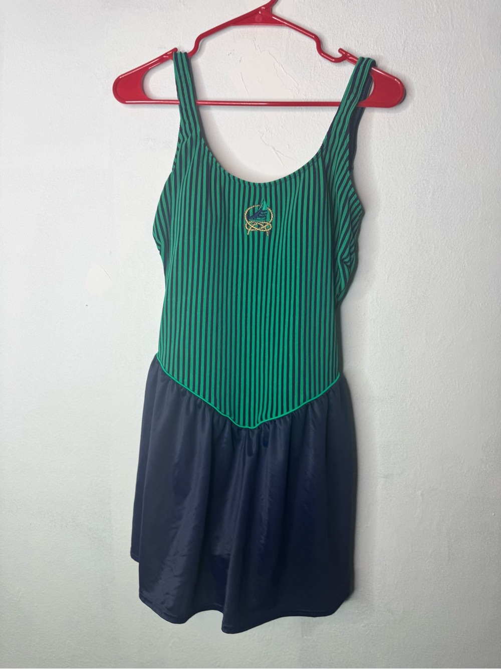 Vintage nautical swimsuit women’s 16